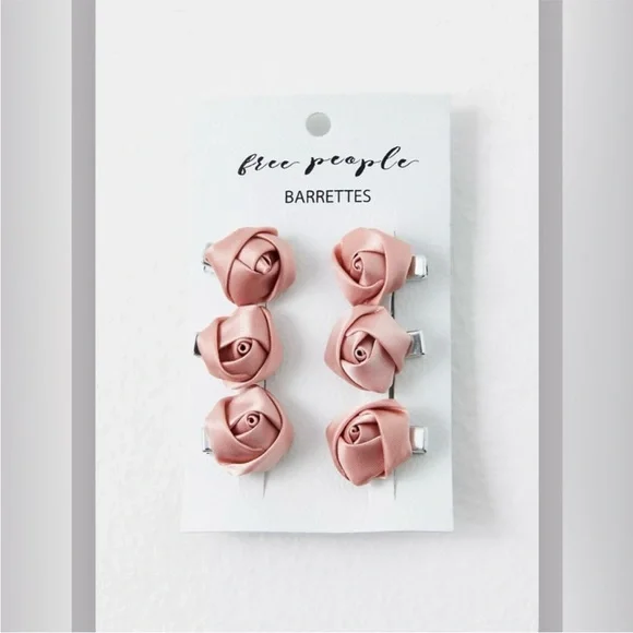 Free People | Accessories | Free People Rosemarys Rose Clips  display picture 2
